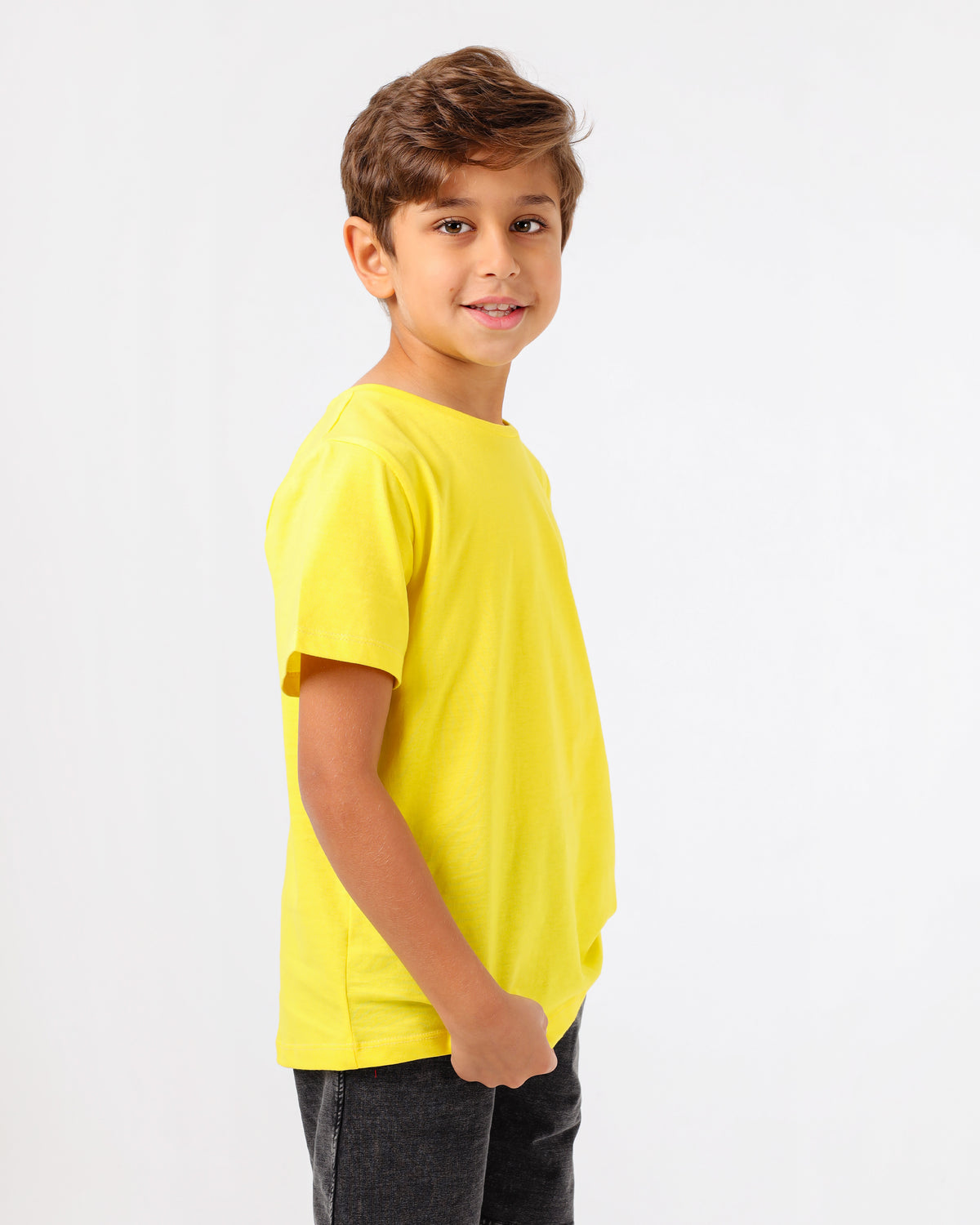 Boys’ Basic Crew Neck T-Shirt