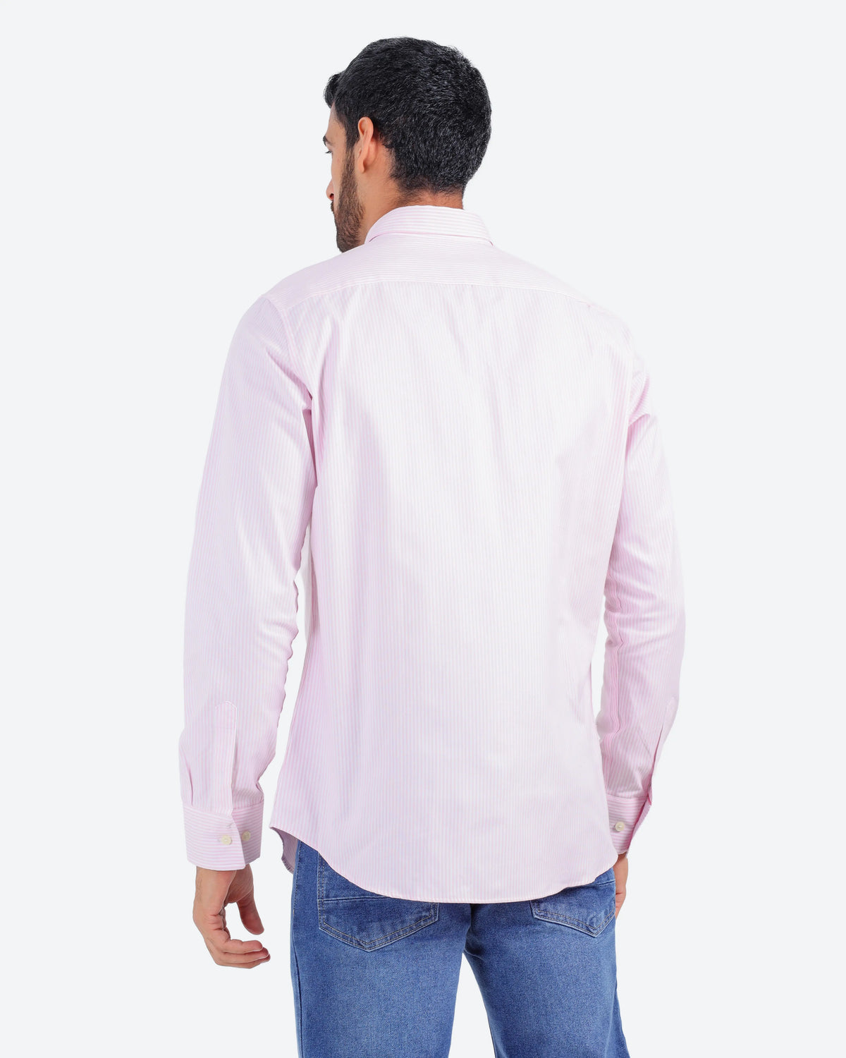قميص مقلم اكسفور بكم *m-2xl*BeNeshty