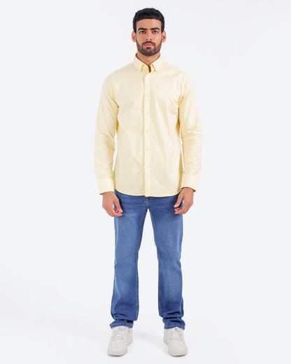 قميص مقلم اكسفور بكم *m-2xl*BeNeshty