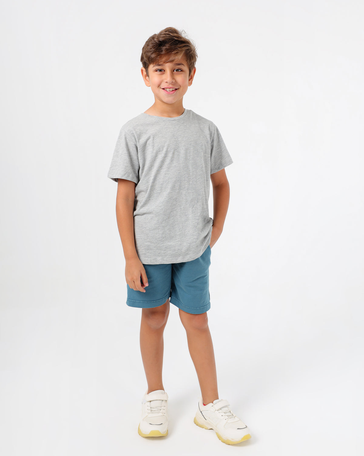 Boys’ Basic Crew Neck T-Shirt