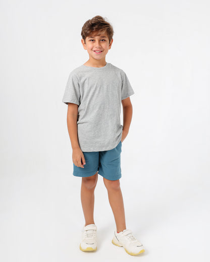 Boys’ Basic Crew Neck T-Shirt