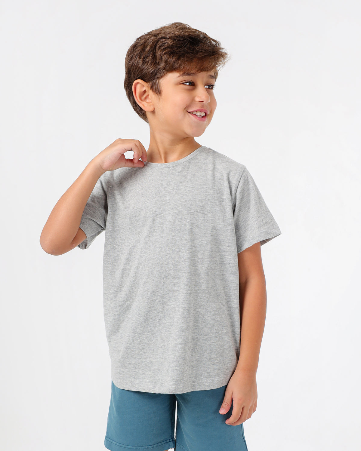 Boys’ Basic Crew Neck T-Shirt