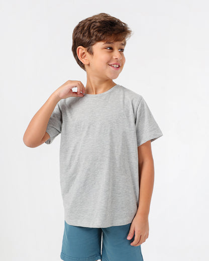 Boys’ Basic Crew Neck T-Shirt