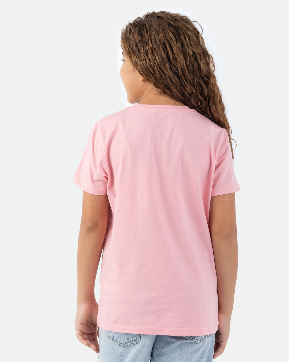 Girls’ Basic Crew Neck T-Shirt