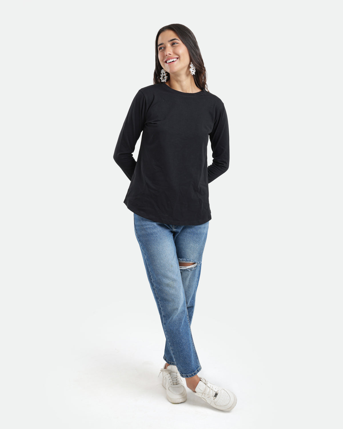 Long-Sleeve Basic T-Shirt