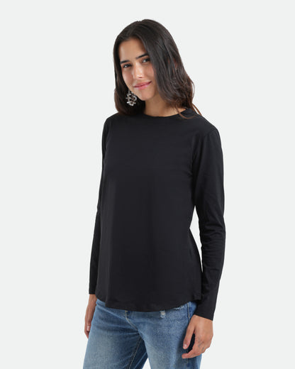 Long-Sleeve Basic T-Shirt