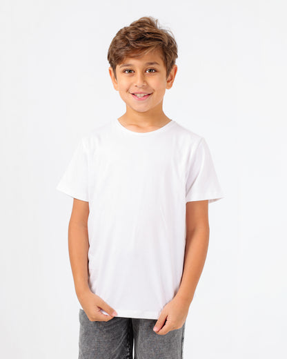 Boys’ Basic Crew Neck T-Shirt