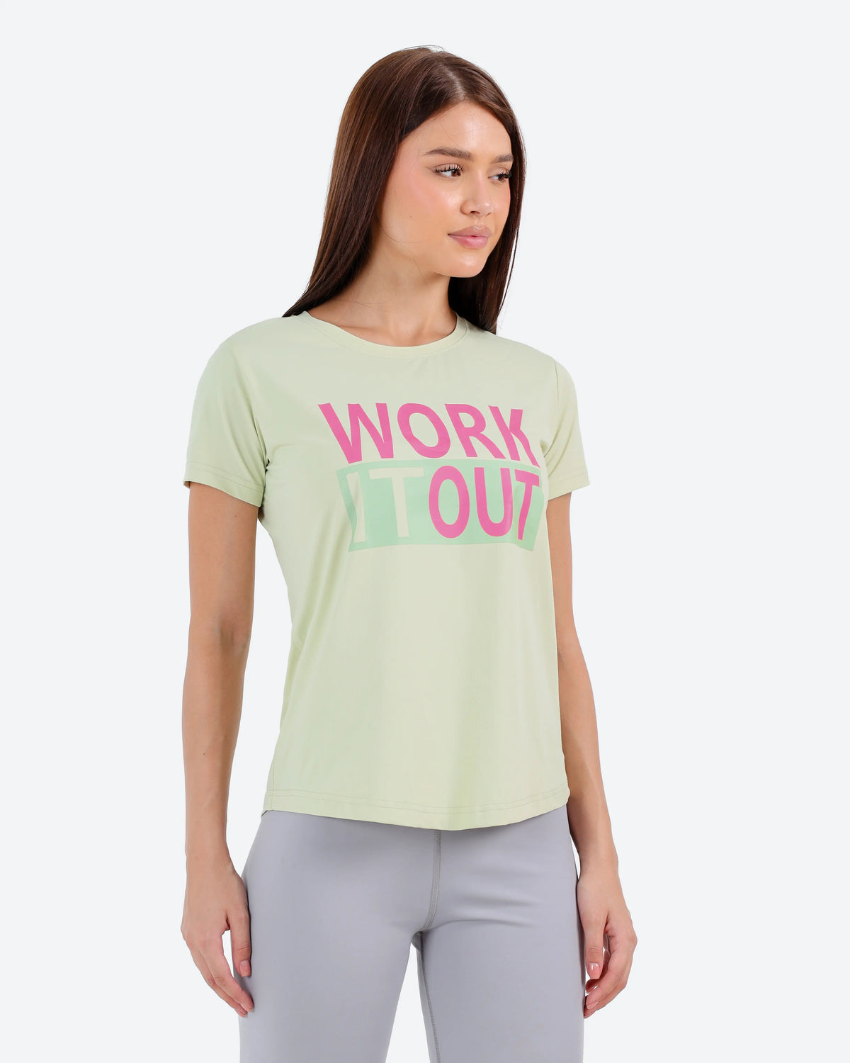 تيشرت روزيتا مطبوعBeNeshty-WORK IT out