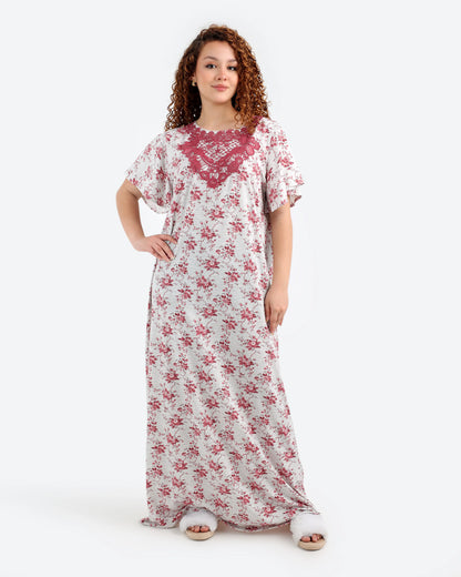 عباية 1/2 كم صدر دانتيل* BeNeshty *L-2xl