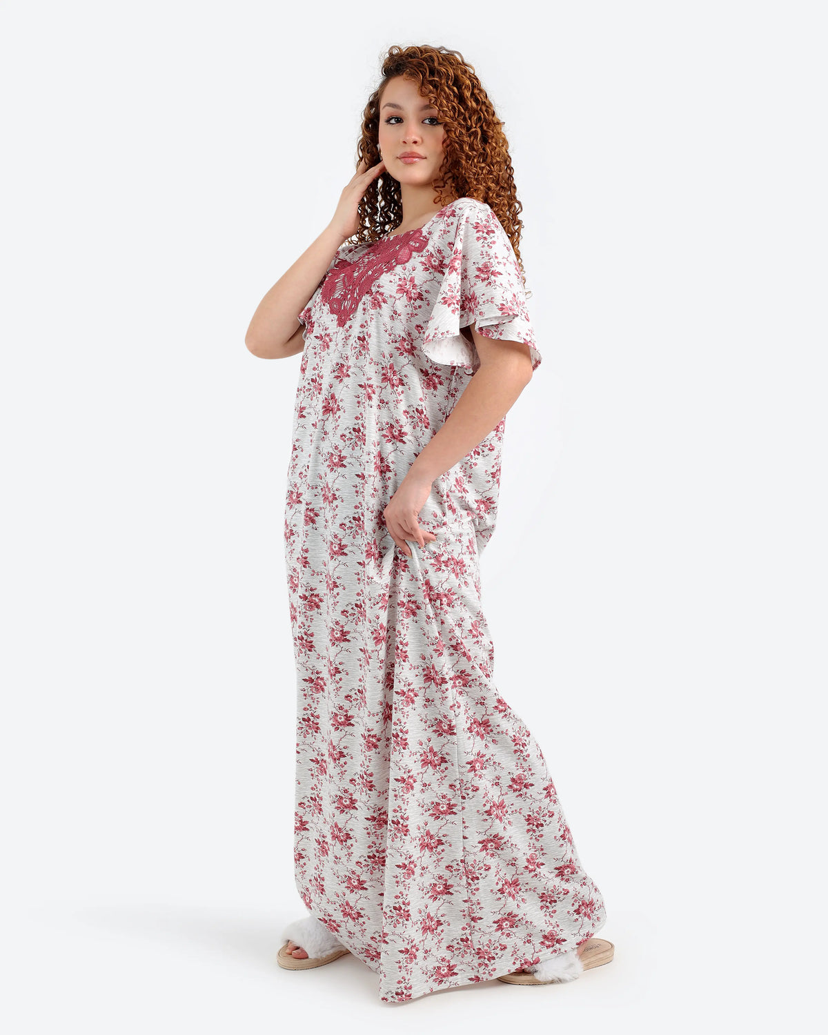 عباية 1/2 كم صدر دانتيل* BeNeshty *L-2xl