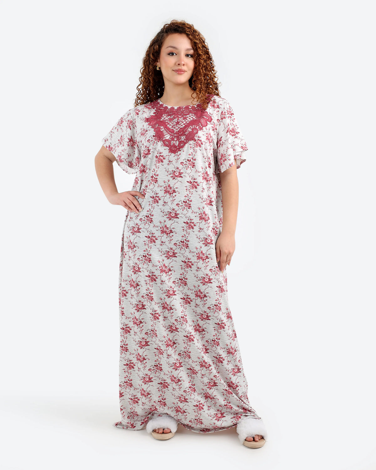 عباية 1/2 كم صدر دانتيل* BeNeshty *3xL-5xL