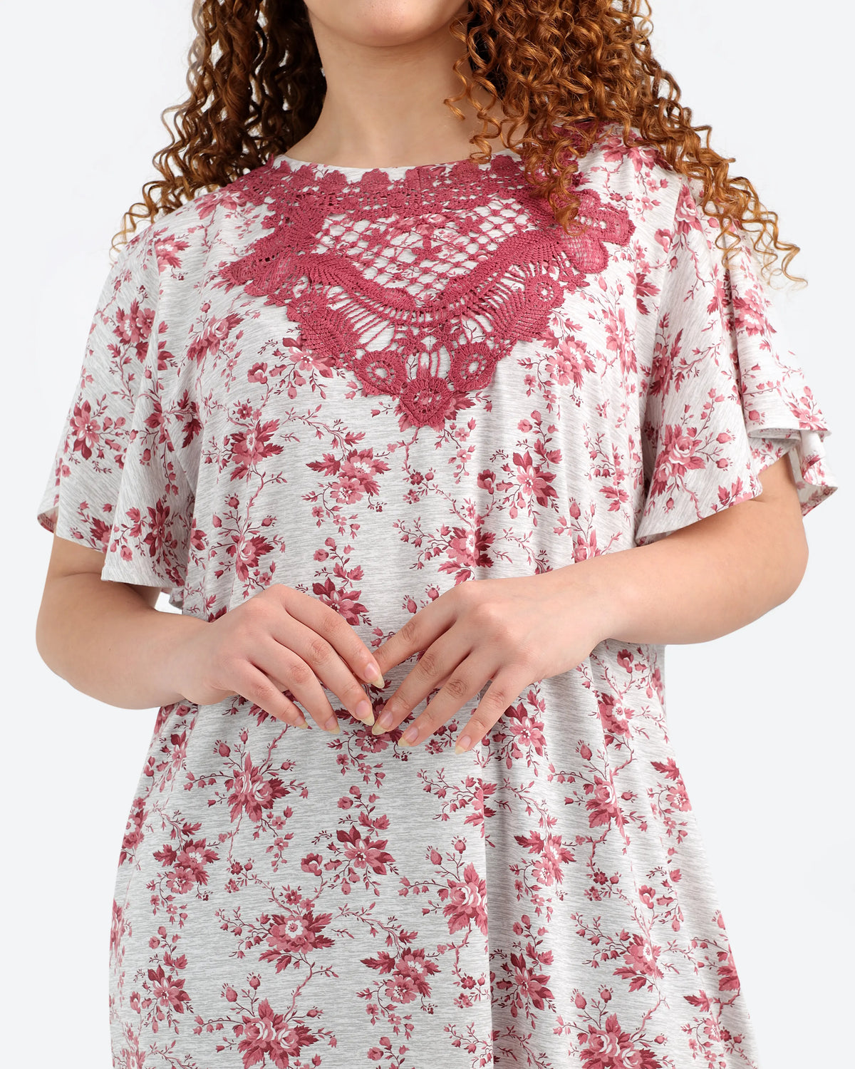 عباية 1/2 كم صدر دانتيل* BeNeshty *3xL-5xL