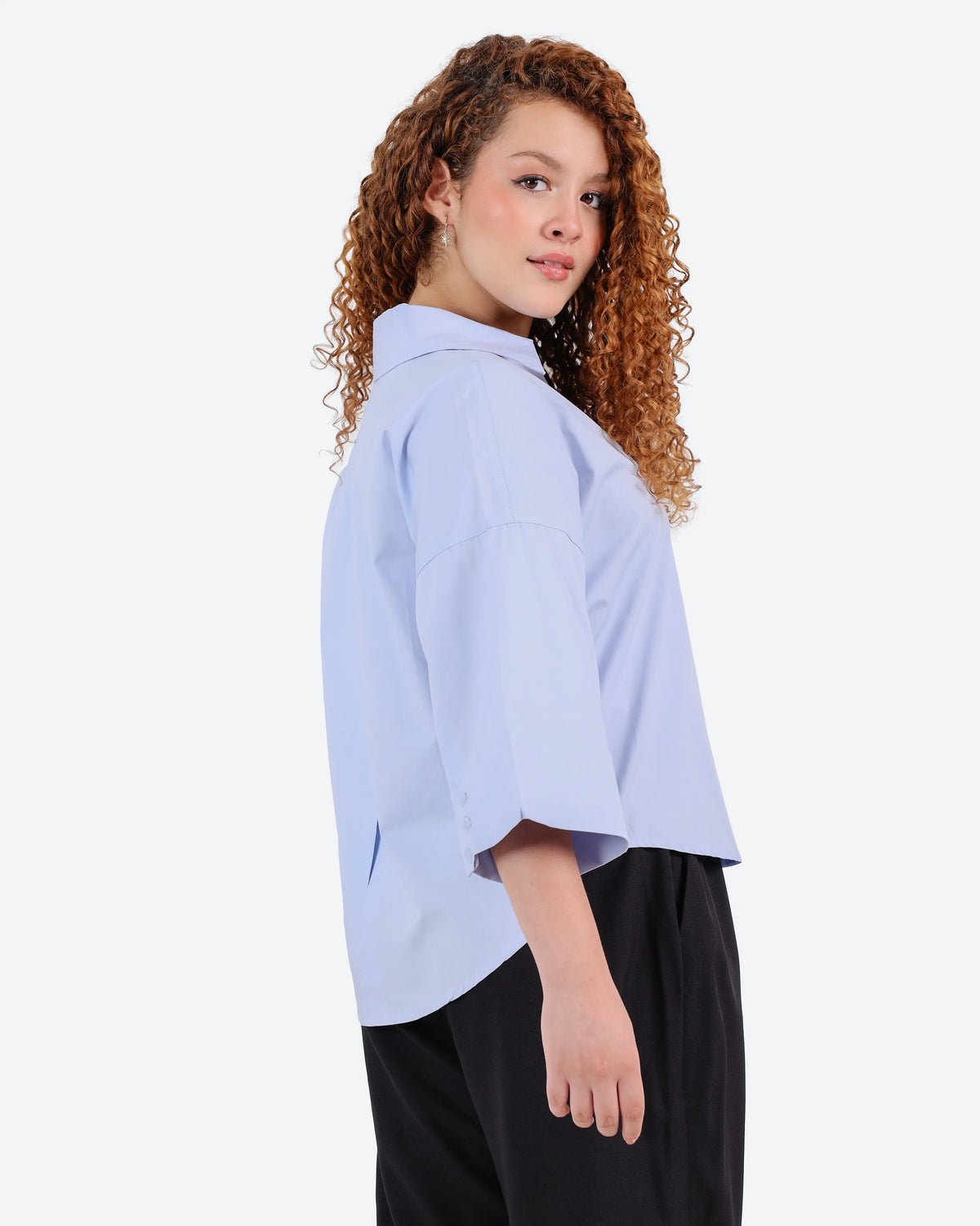 شميز بوبلين3/4 كم ضهر قصات BeNshty S-XL