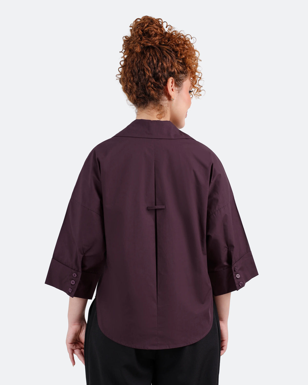 شميز بوبلين3/4 كم ضهر قصات BeNshty S-XL
