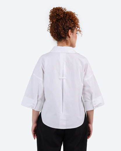 شميز بوبلين3/4 كم ضهر قصات BeNshty S-XL