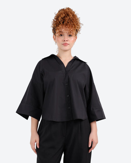 شميز بوبلين3/4 كم ضهر قصات BeNshty S-XL