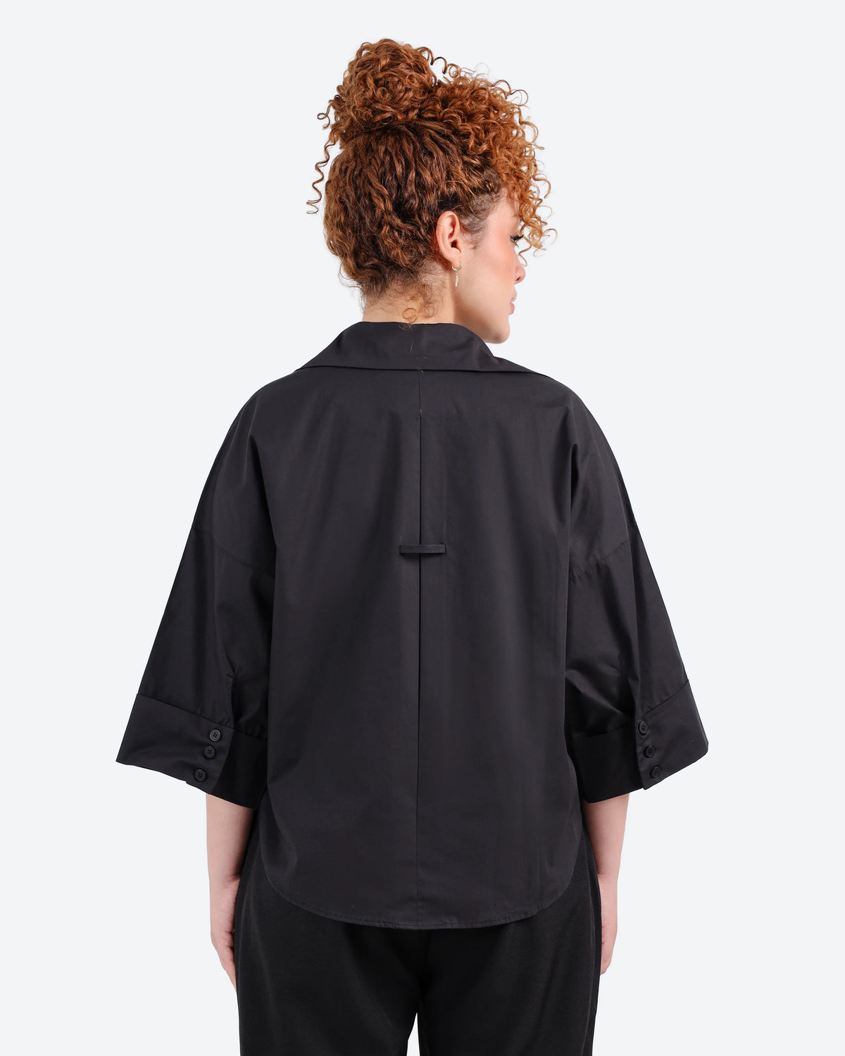 شميز بوبلين3/4 كم ضهر قصات BeNshty S-XL
