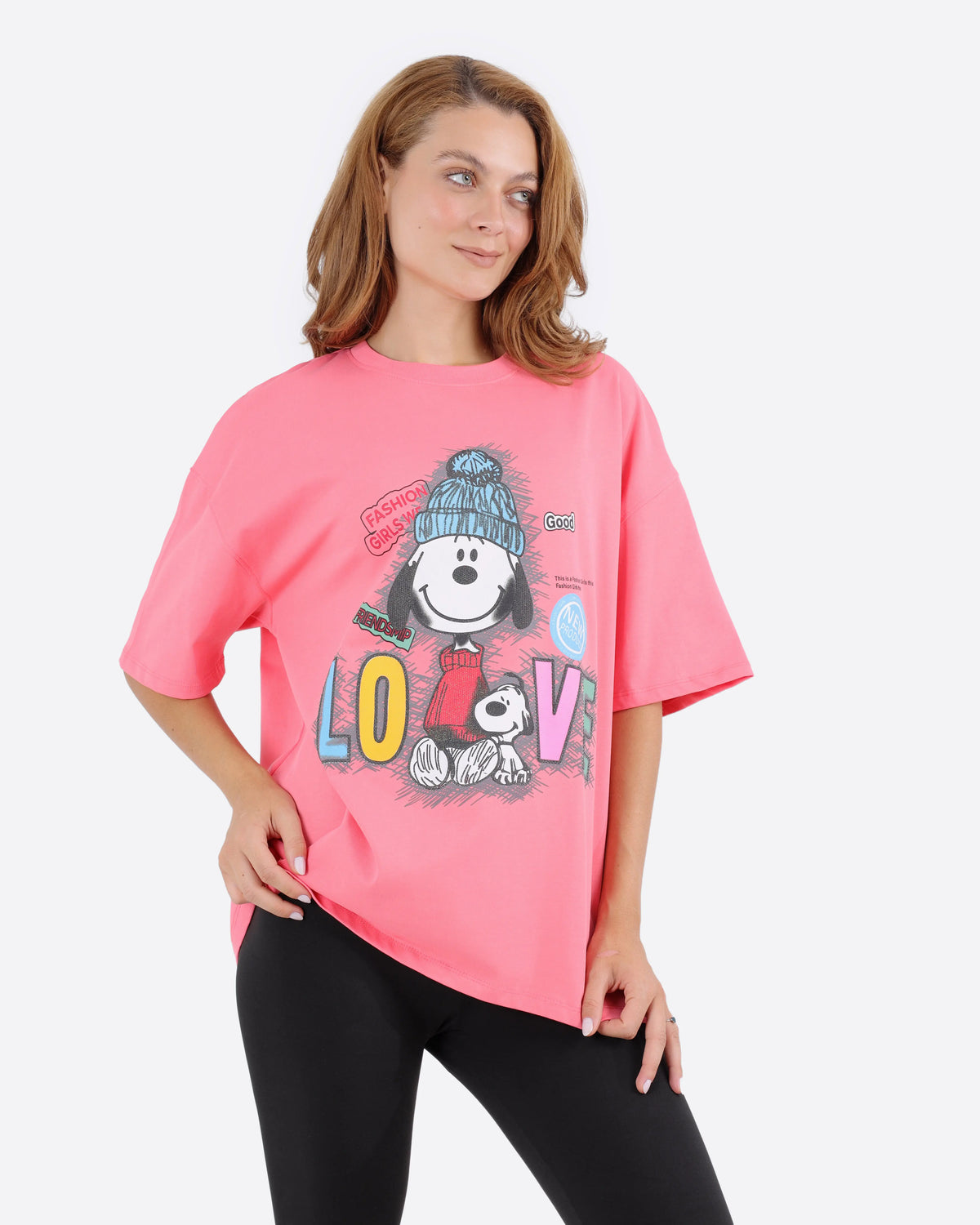 تيشرت اوفر سايز SNOOPY BeNeshty