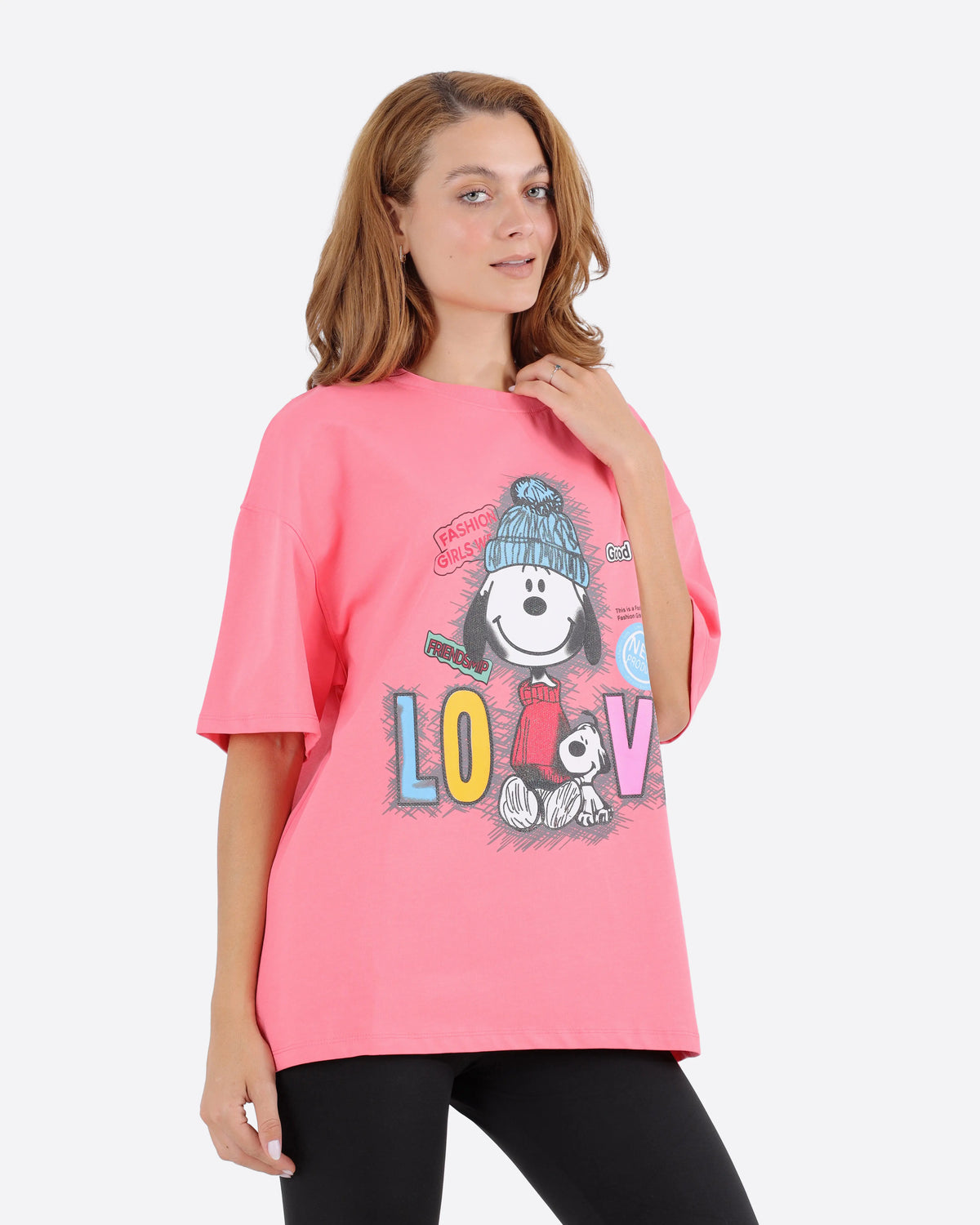 تيشرت اوفر سايز SNOOPY BeNeshty