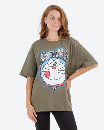 تيشرت اوفر سايز DORAEMON BeNeshty