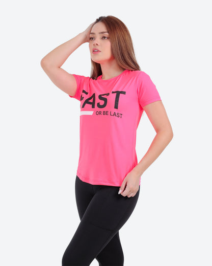تيشرت نص كم روزيتا مطبوع FAST BeNeshty