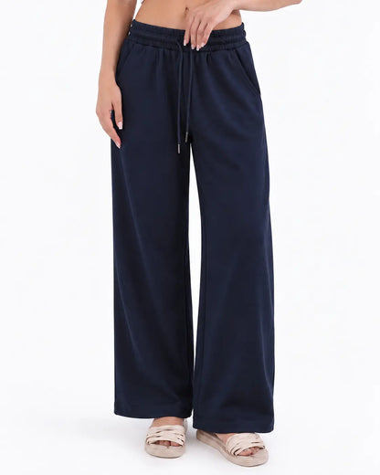 بنطلون وايد لبج انترلوك S-2XL*BeNeshty*
