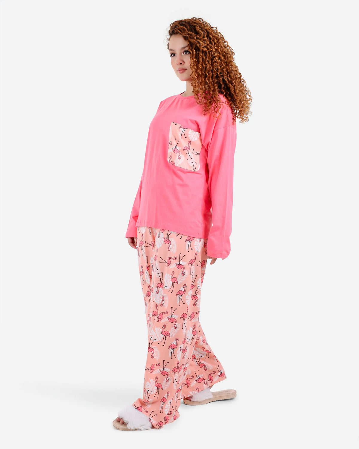 بيجامه كم (خريفي) بنطلون فلامنجو Be S-XL