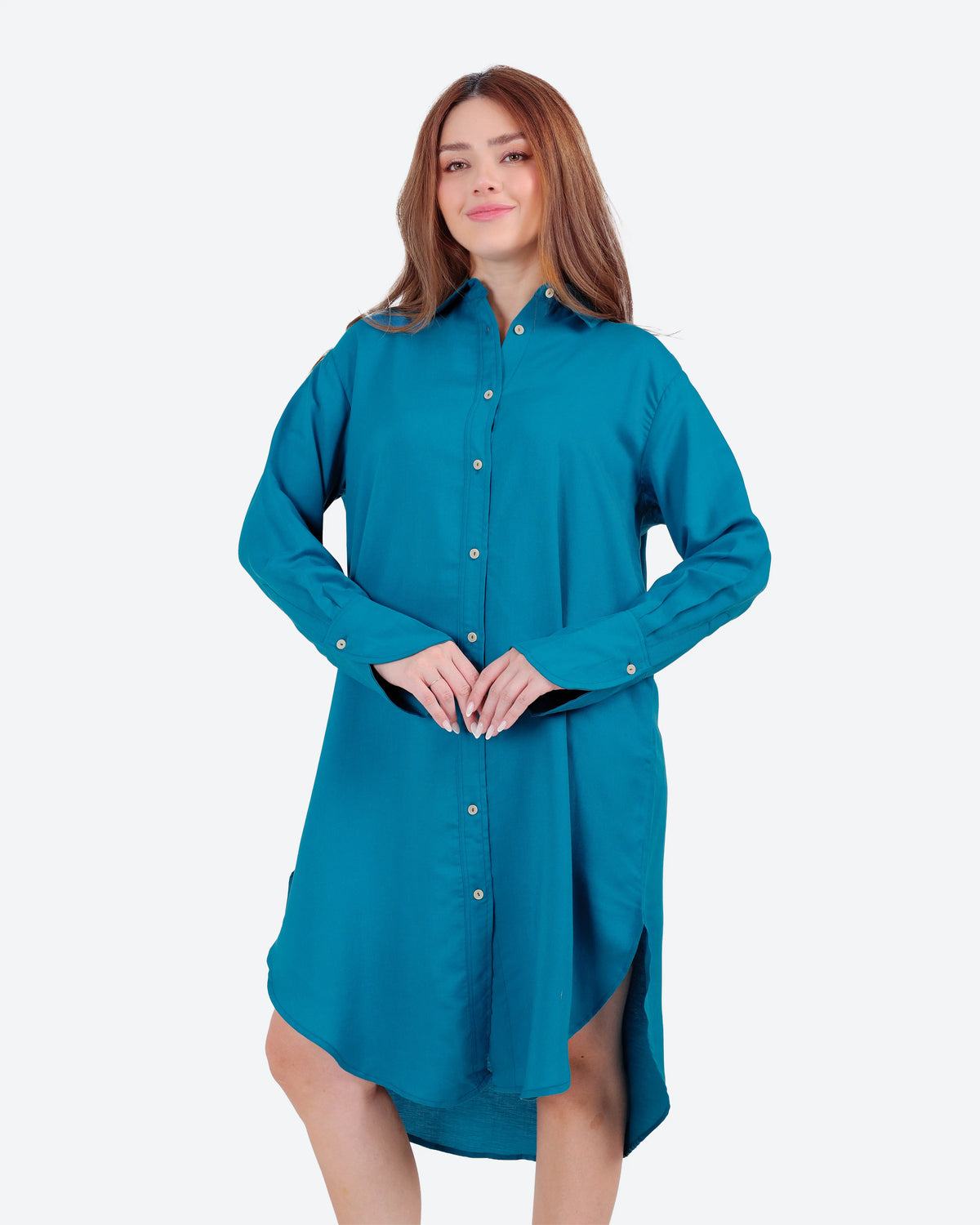 فستان كم باندا وزراير *S-2XL*BeNeshty*