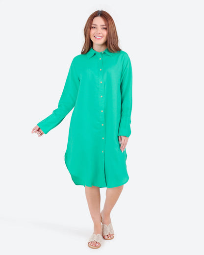 فستان كم باندا وزراير *S-2XL*BeNeshty*