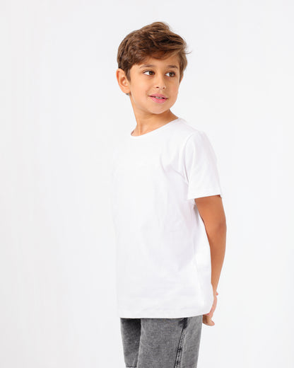 Boys’ Basic Crew Neck T-Shirt