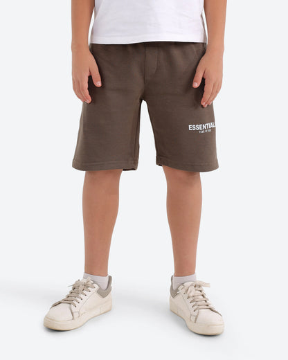شورت اطفالي فلتو مطبوع ESSENTIALS-BeNeshty-8-14