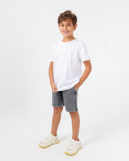 Boys’ Basic Crew Neck T-Shirt