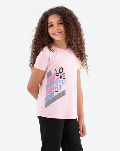 تيشرت Sportمطبوع LOVE-12-18-BeNeshty