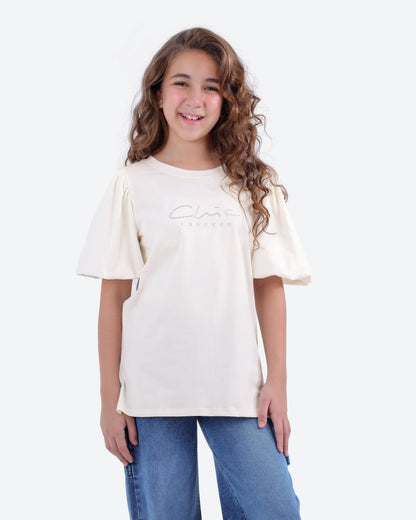 يشيرت راوند كم منفوخ Chic