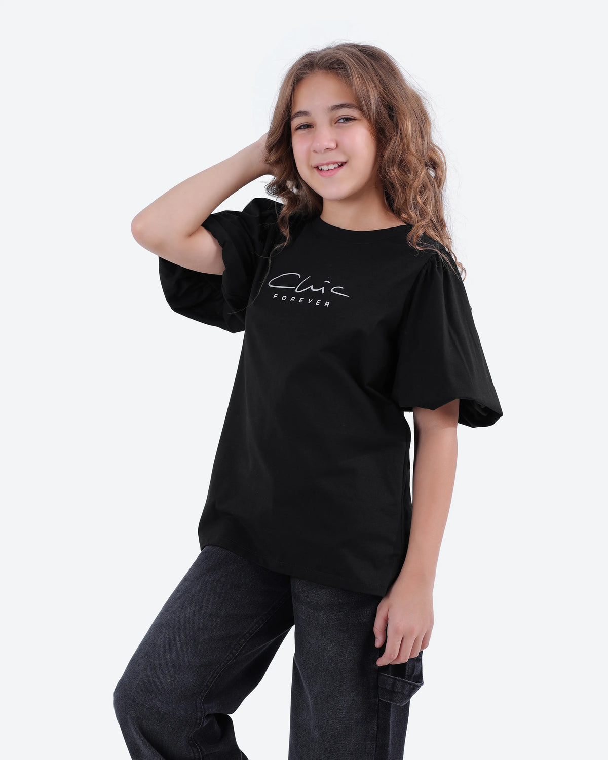 يشيرت راوند كم منفوخ Chic