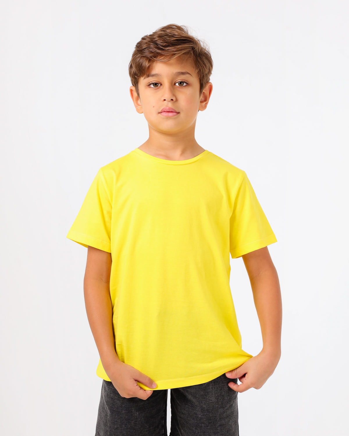 Boys’ Basic Crew Neck T-Shirt