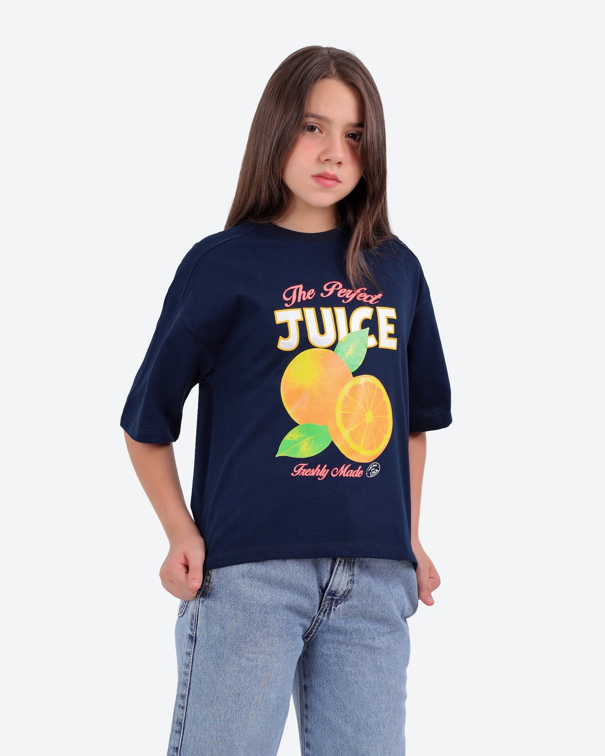 تيشيرت قطنorange juice CRICKET
