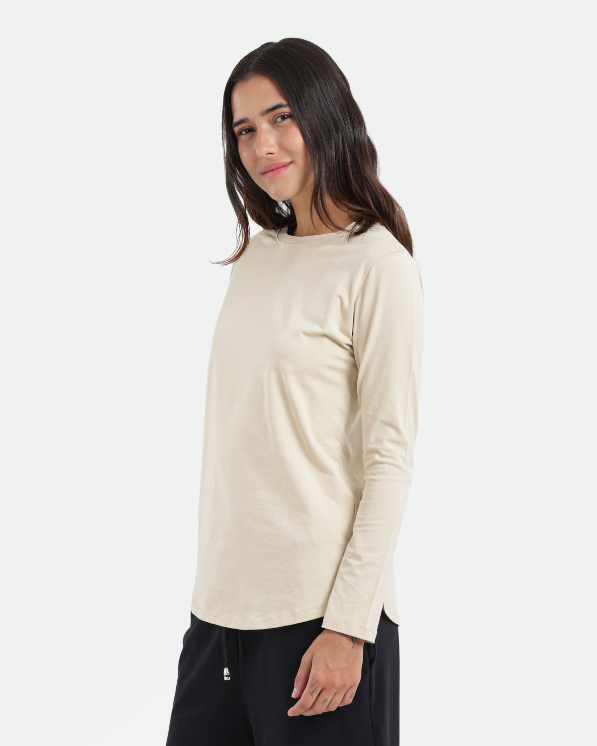 Long-Sleeve Basic T-Shirt