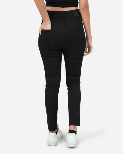 بنطلون جبردين Slim اسود HONEST 32-42