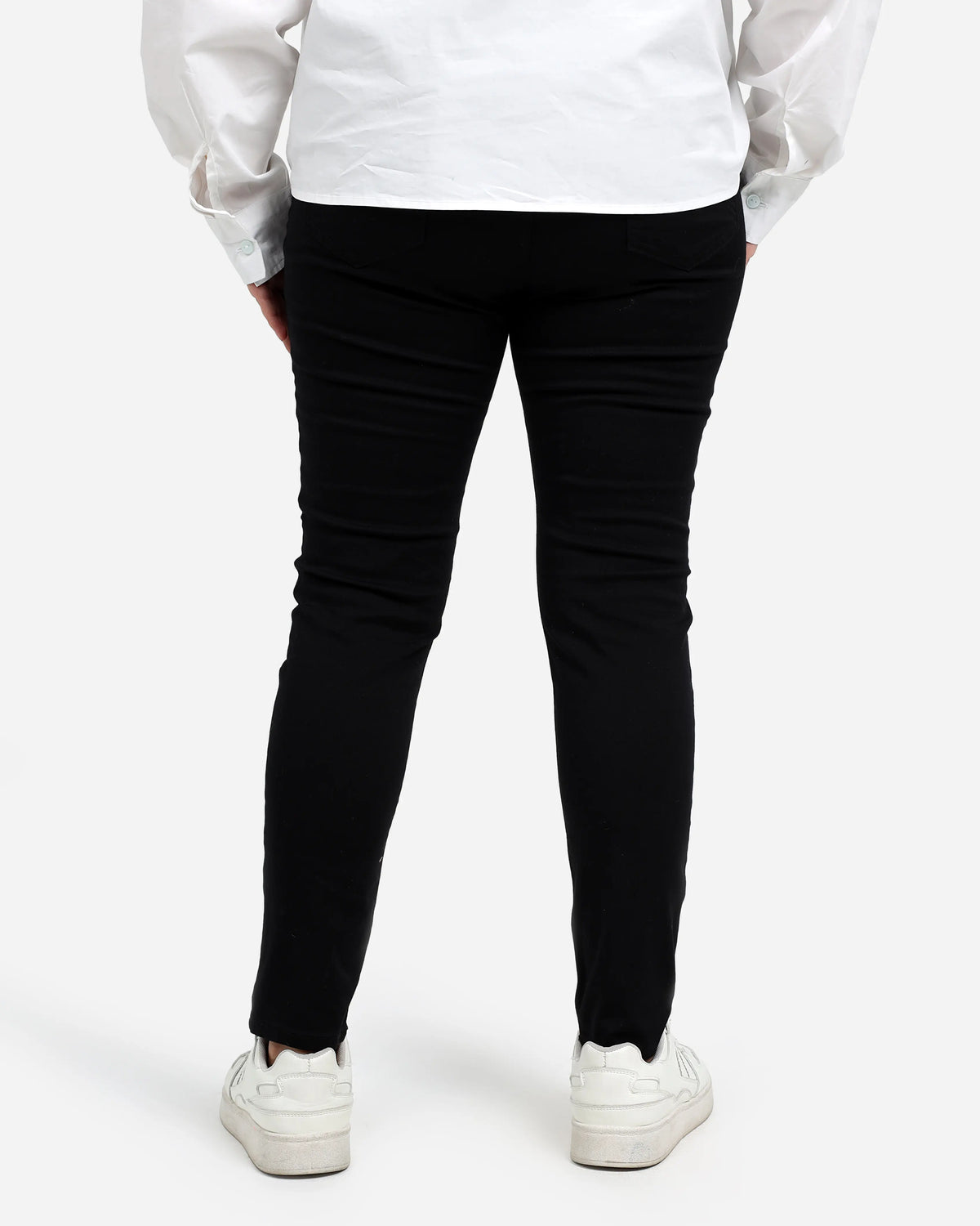بنطلون جبردين قطع ركبه Slim اسود HONEST 32-42