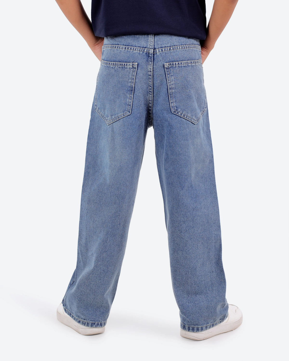 بنطلون وايد ليج كمر استيك7-16 U BeNeshty