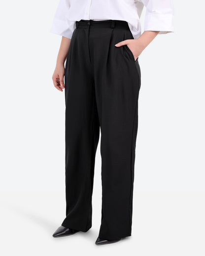 بنطلون كلاسيك اوفر سايز كسرات BeNeshty S-XL