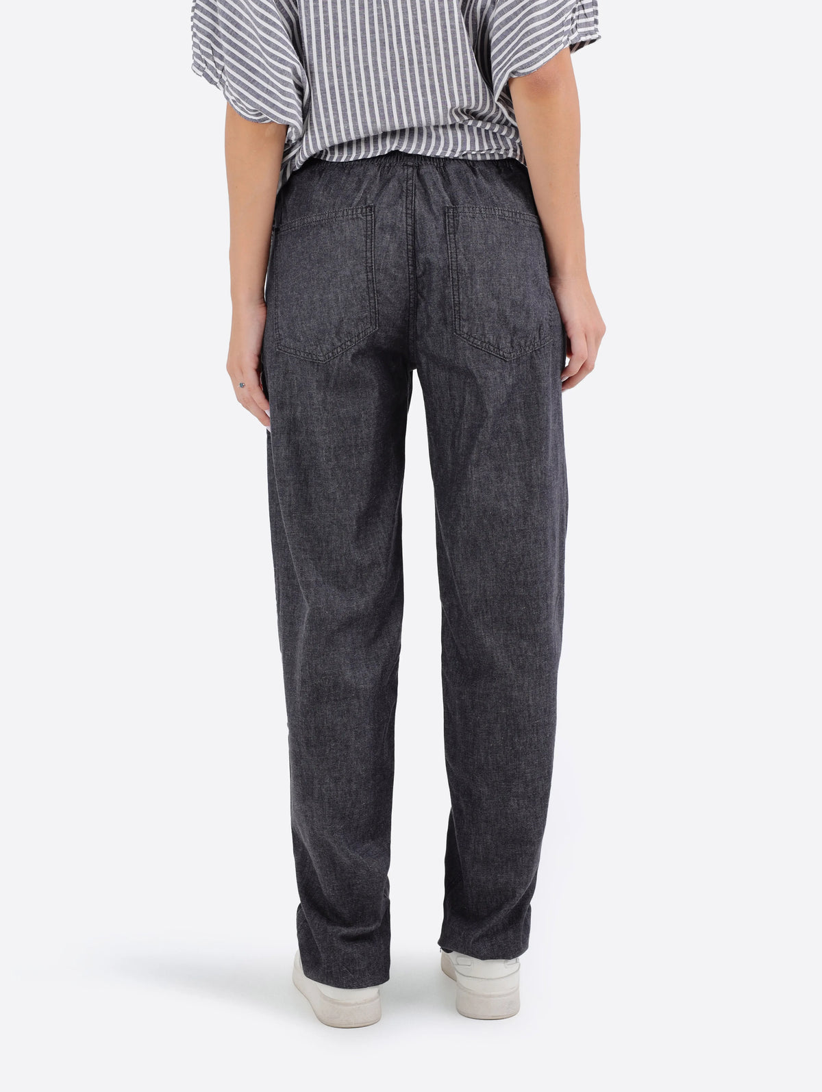 بنطلون جينز BAGGY fit كمر استيك BeNeshty